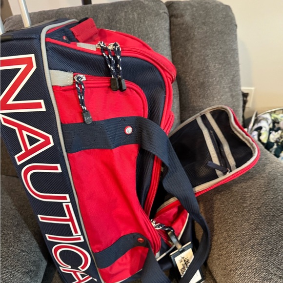 Nautica Red and Navy Men's Bag - Picture 4 of 15